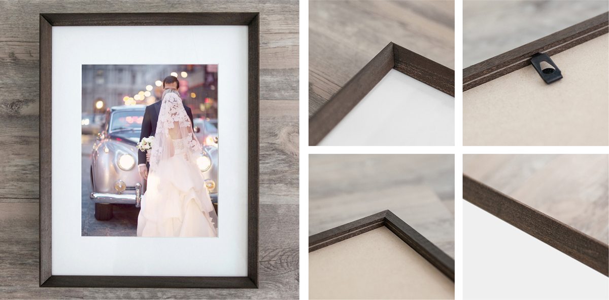 wooden frame