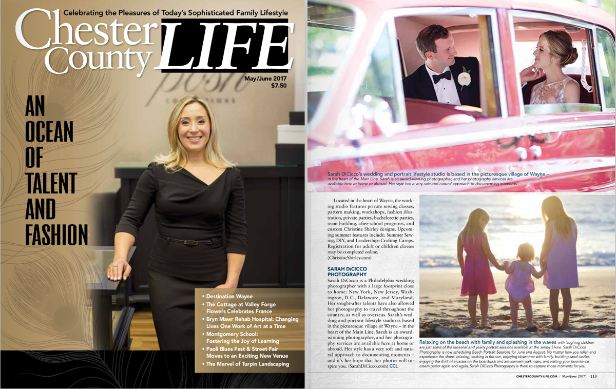 Chester County Life Magazine - Destination Wayne Pa & Shore